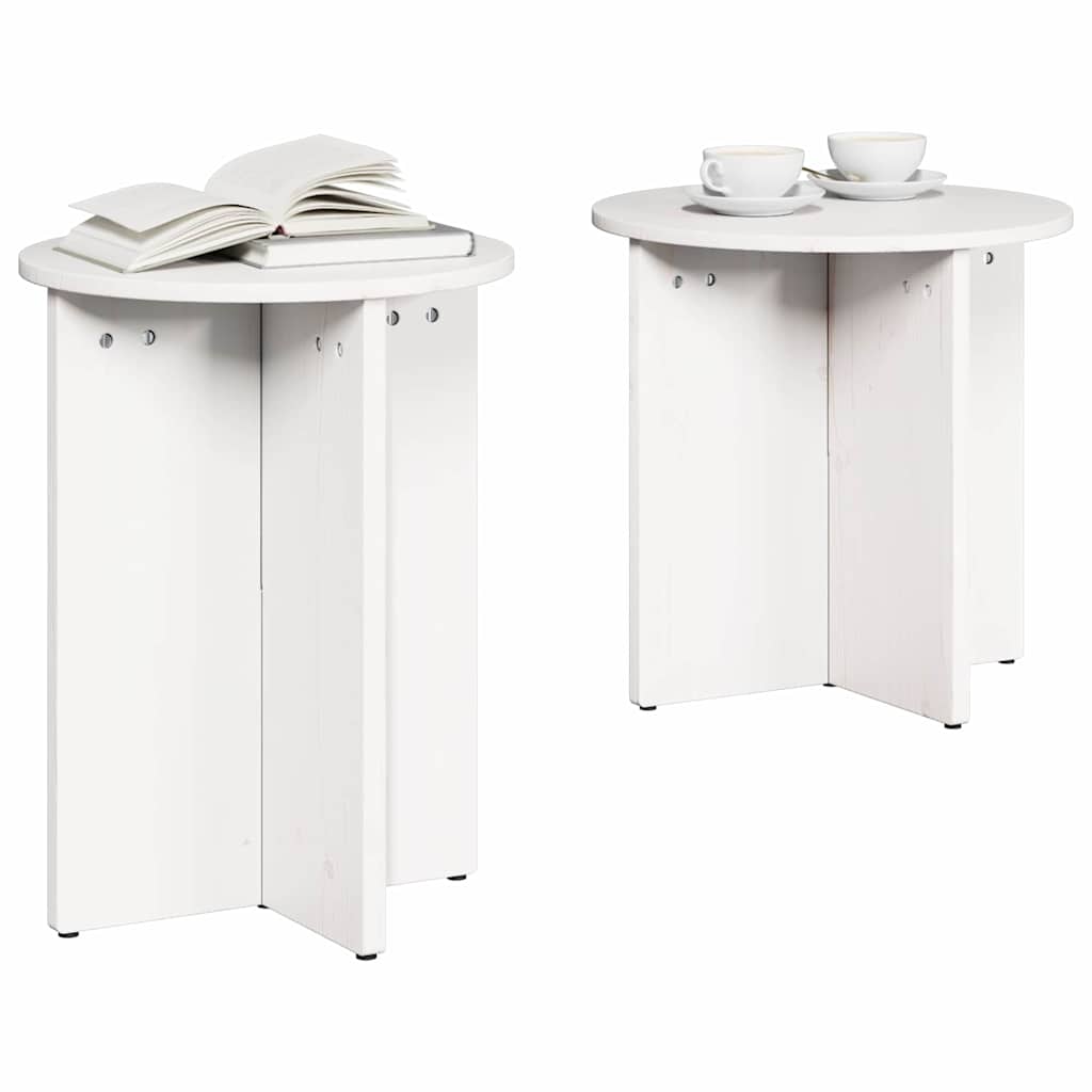 Salontafel 2 pcs Wit is nu te koop bij PeponiXL, paradijselijk wonen!