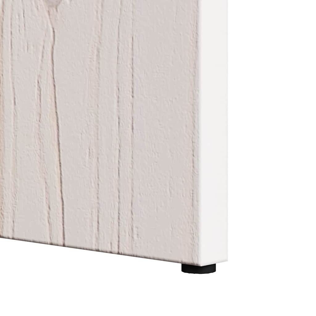 Salontafel 2 pcs Wit Massief grenenhout is nu te koop bij PeponiXL, paradijselijk wonen!