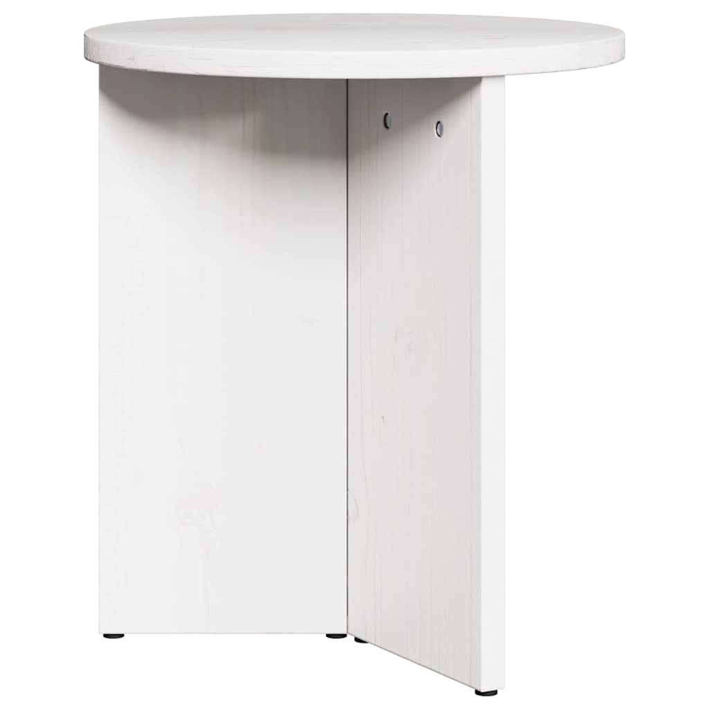 Salontafel 2 pcs Wit Massief grenenhout is nu te koop bij PeponiXL, paradijselijk wonen!