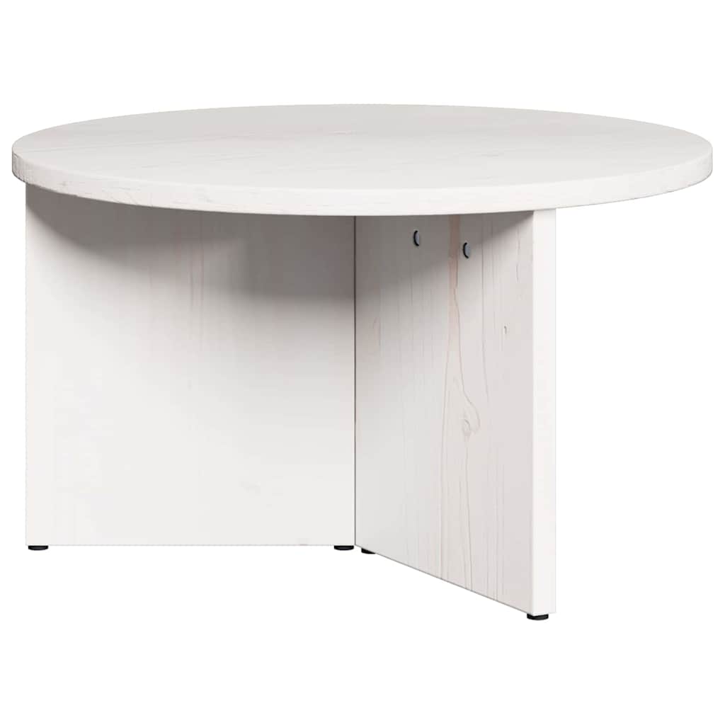 Salontafel 2 pcs Wit Massief grenenhout is nu te koop bij PeponiXL, paradijselijk wonen!