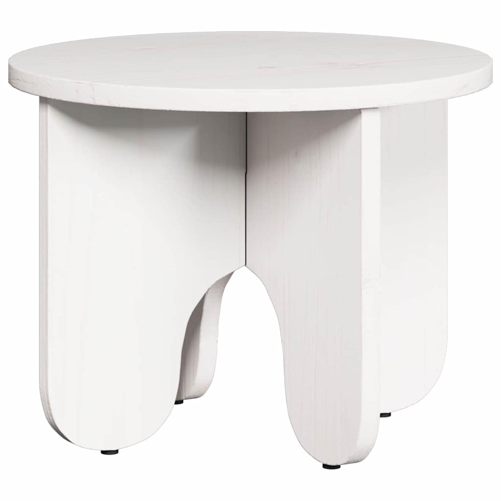 Salontafel 2 pcs Wit Massief grenenhout is nu te koop bij PeponiXL, paradijselijk wonen!
