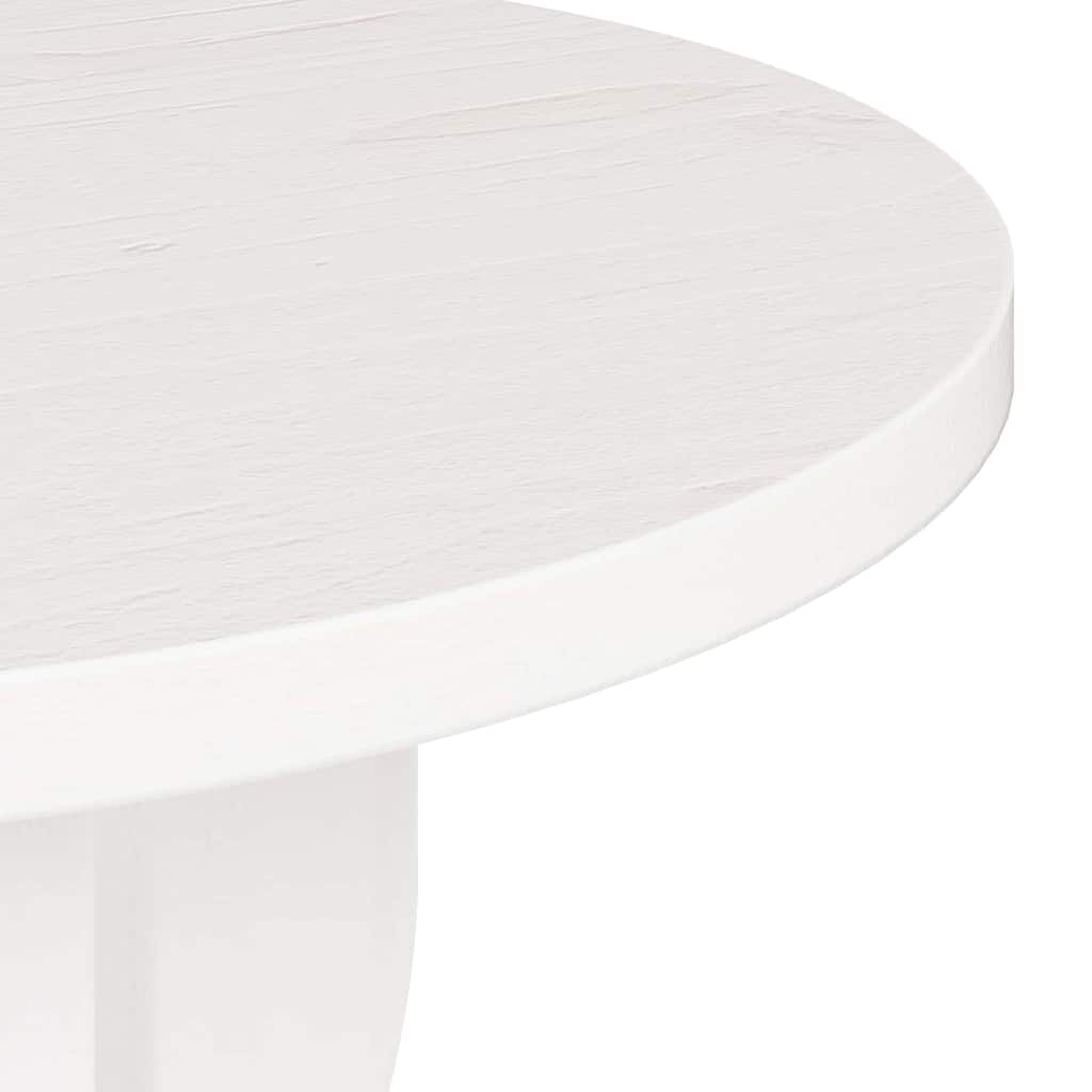 Salontafel Wit 39,5 x 39,5 x 53,5 cm Massief grenenhout is nu te koop bij PeponiXL, paradijselijk wonen!