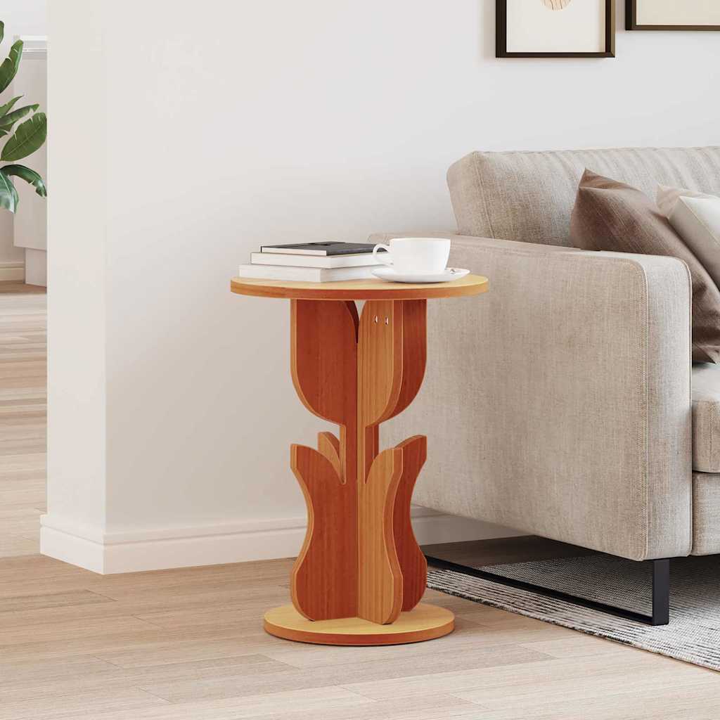 Salontafel Wasbruin 39,5 x 39,5 x 53,5 cm Massief grenenhout is nu te koop bij PeponiXL, paradijselijk wonen!