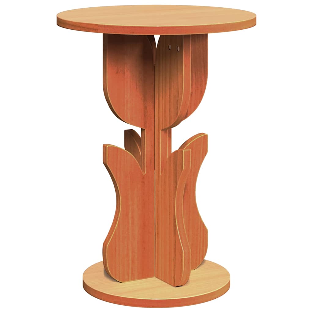 Salontafel Wasbruin 39,5 x 39,5 x 53,5 cm Massief grenenhout is nu te koop bij PeponiXL, paradijselijk wonen!