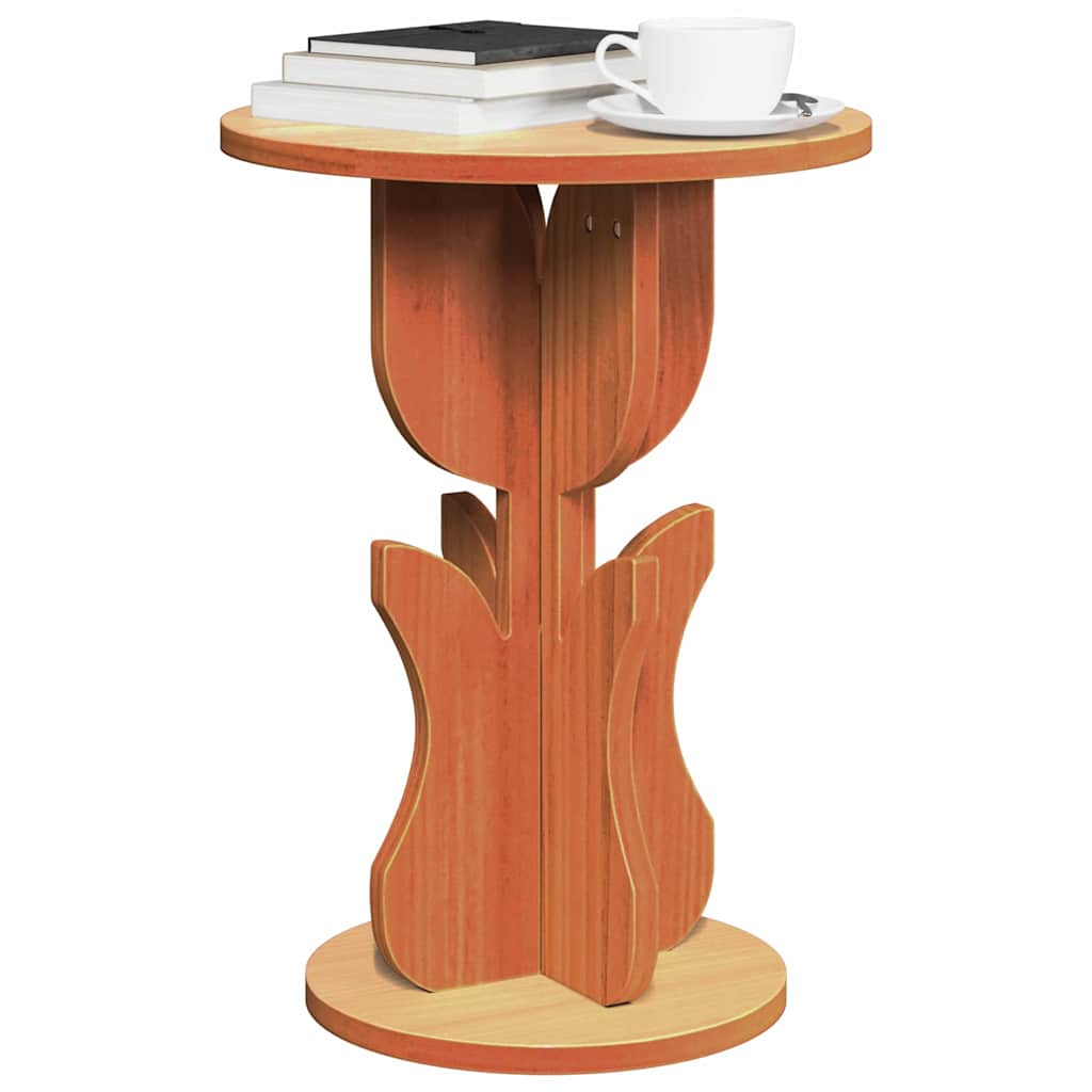 Salontafel Wasbruin 39,5 x 39,5 x 53,5 cm Massief grenenhout is nu te koop bij PeponiXL, paradijselijk wonen!