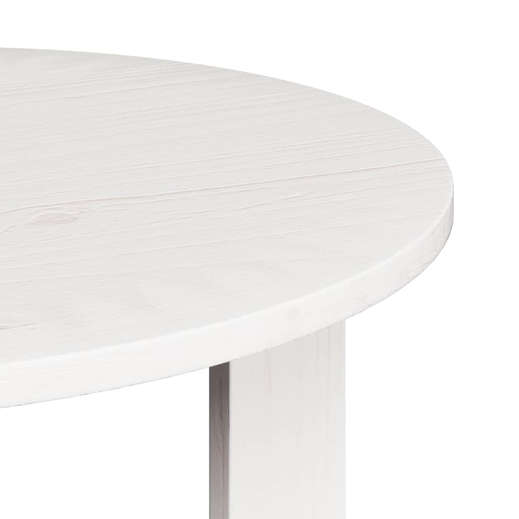 Salontafel 2 pcs Wit Massief grenenhout is nu te koop bij PeponiXL, paradijselijk wonen!