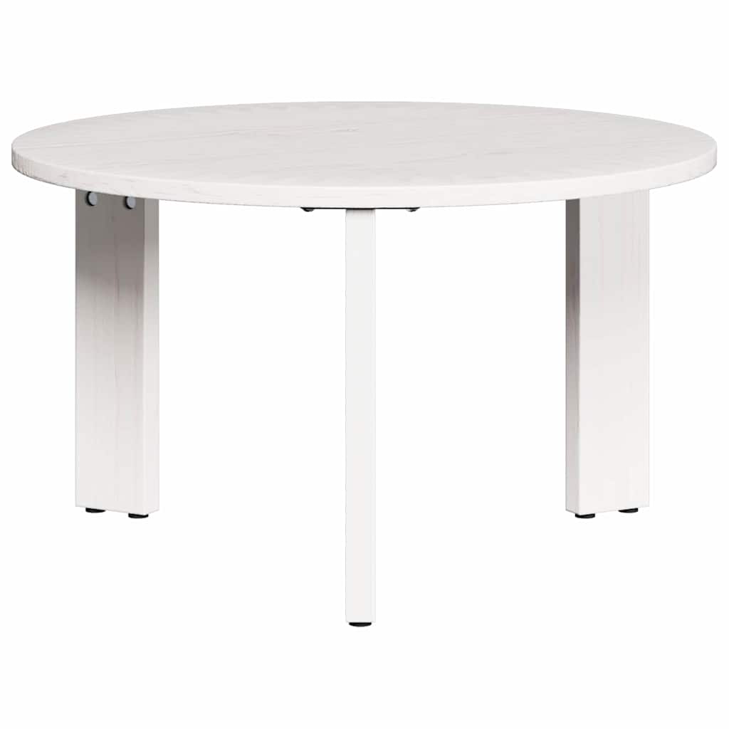 Salontafel 2 pcs Wit Massief grenenhout is nu te koop bij PeponiXL, paradijselijk wonen!