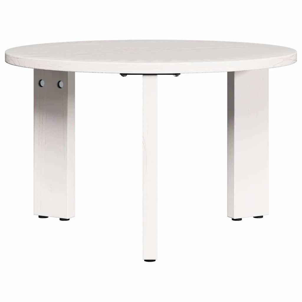 Salontafel 2 pcs Wit Massief grenenhout is nu te koop bij PeponiXL, paradijselijk wonen!