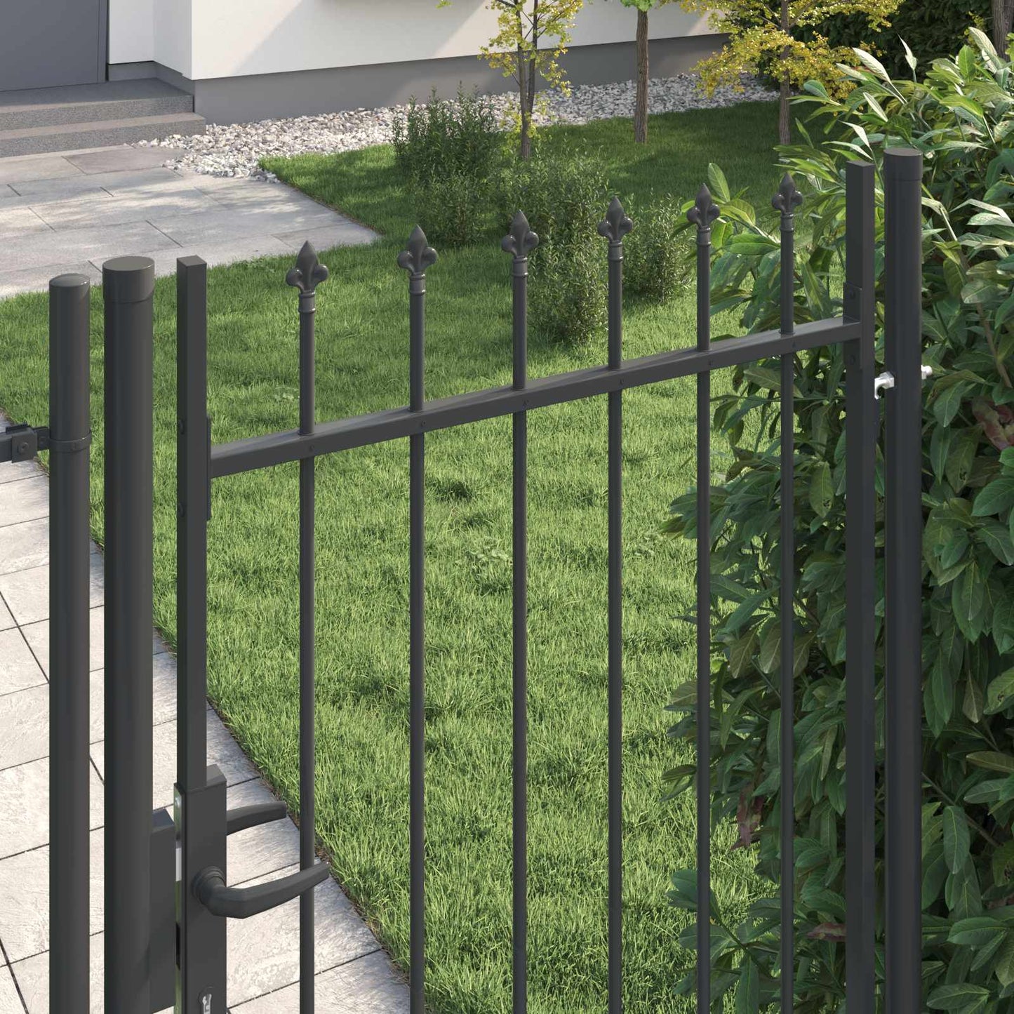 Hekpoort BOXTEL 103 x 250 cm Gepoedercoat staal Grijs is nu te koop bij PeponiXL, paradijselijk wonen!