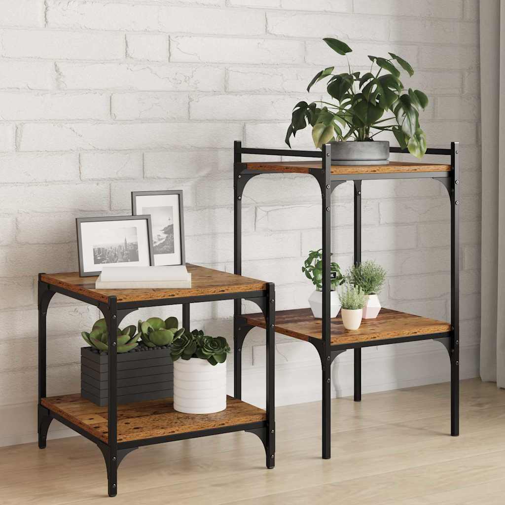 Boekenplank Bord 4 pcs Bruin 40 x 40 x 1,5 cm Bewerkt hout is nu te koop bij PeponiXL, paradijselijk wonen!