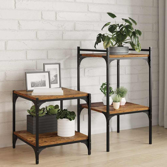 Boekenplank Bord 4 pcs Bruin 40 x 40 x 1,5 cm Bewerkt hout is nu te koop bij PeponiXL, paradijselijk wonen!