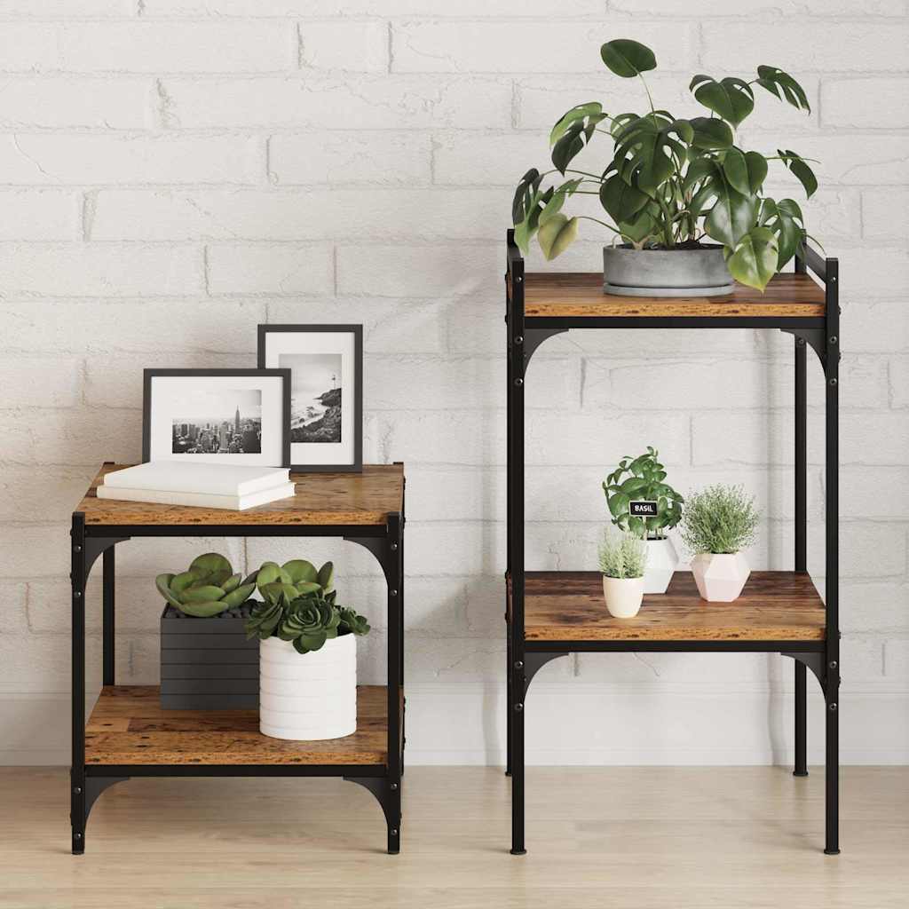 Boekenplank Bord 4 pcs Bruin 40 x 40 x 1,5 cm Bewerkt hout is nu te koop bij PeponiXL, paradijselijk wonen!