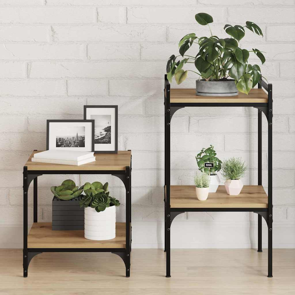 Boekenplank Bord 4 pcs Bruin 40 x 40 x 1,5 cm Bewerkt hout is nu te koop bij PeponiXL, paradijselijk wonen!