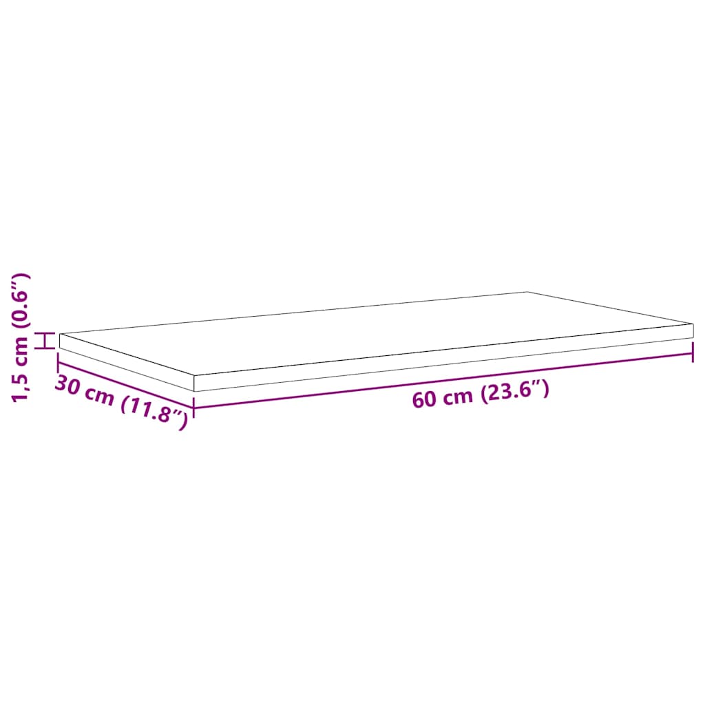 Boekenplank Bord 4 pcs Zwart 60 x 30 x 1,5 cm Bewerkt hout is nu te koop bij PeponiXL, paradijselijk wonen!