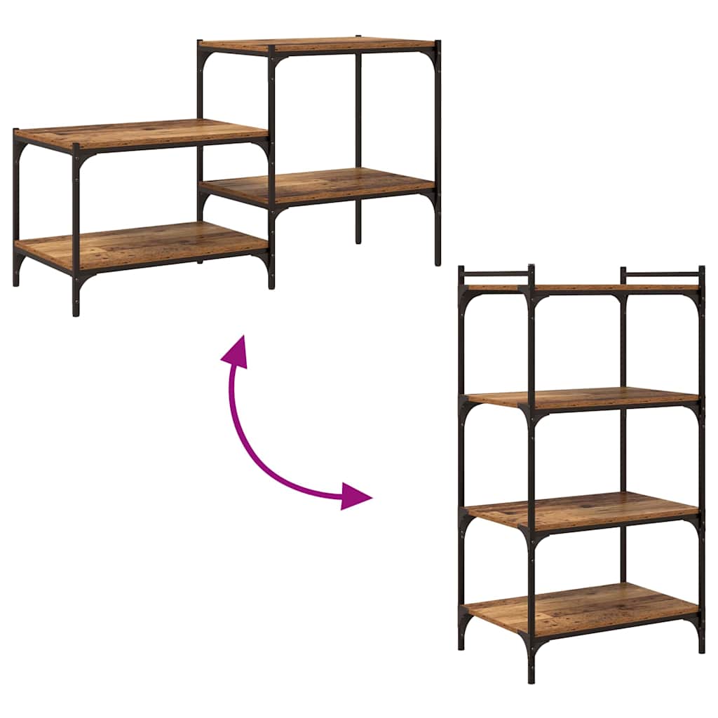 Boekenplank Bord 4 pcs Bruin 60 x 40 x 1,5 cm Bewerkt hout is nu te koop bij PeponiXL, paradijselijk wonen!