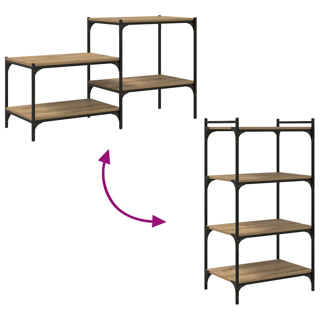 Boekenplank Bord 4 pcs Bruin 60 x 40 x 1,5 cm Bewerkt hout is nu te koop bij PeponiXL, paradijselijk wonen!