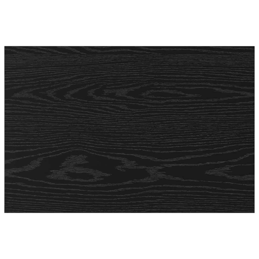 Boekenplank Bord 4 pcs Zwart 60 x 40 x 1,5 cm Bewerkt hout is nu te koop bij PeponiXL, paradijselijk wonen!