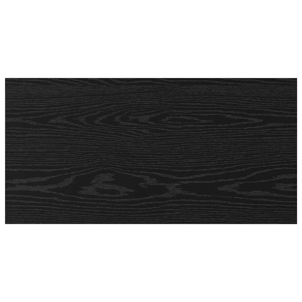 Boekenplank Bord 4 pcs Zwart 80 x 40 x 1,5 cm Bewerkt hout is nu te koop bij PeponiXL, paradijselijk wonen!