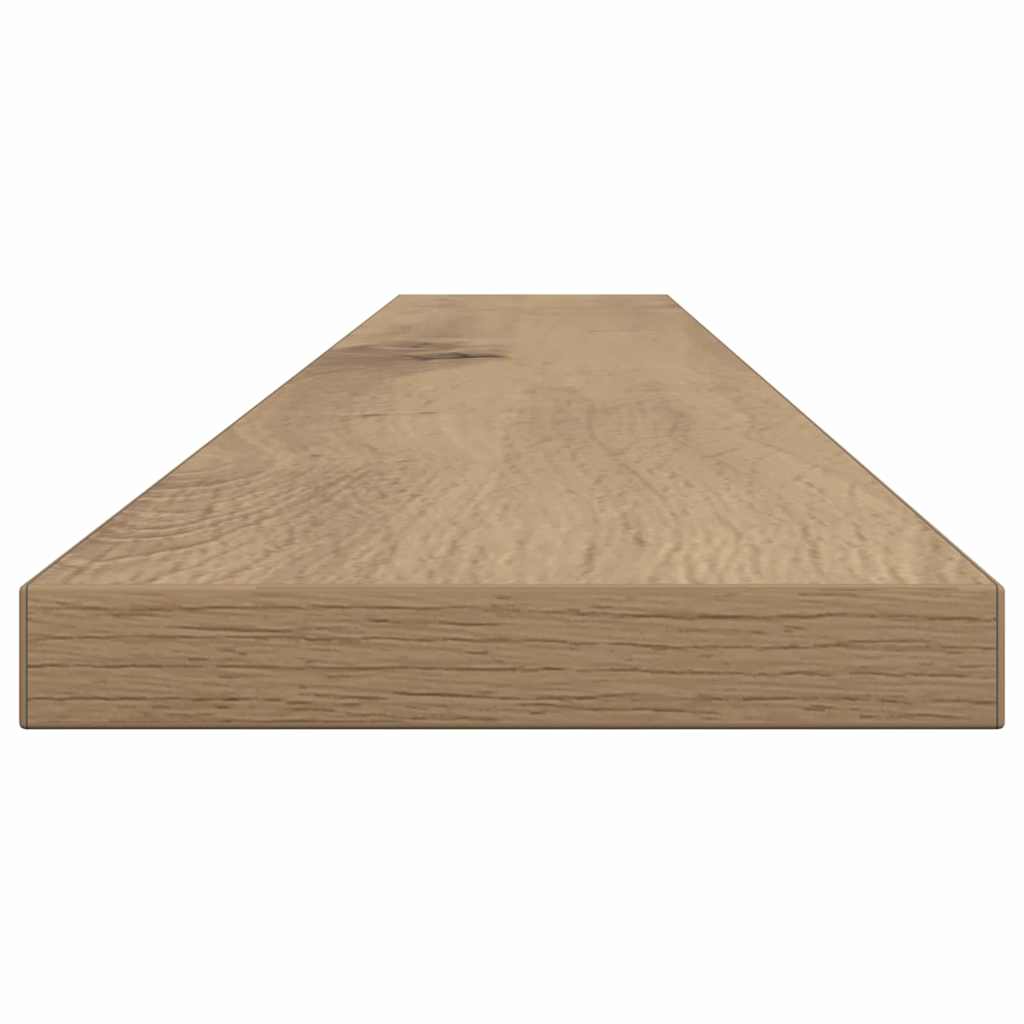 Boekenplank Bord 4 pcs Bruin 100 x 10 x 1,5 cm Bewerkt hout is nu te koop bij PeponiXL, paradijselijk wonen!
