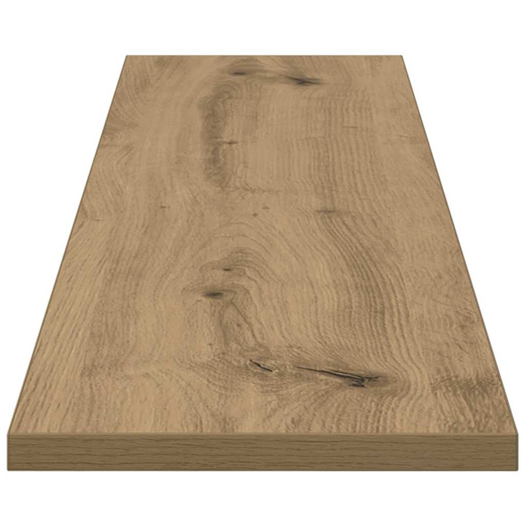 Boekenplank Bord 4 pcs Bruin 100 x 20 x 1,5 cm Bewerkt hout is nu te koop bij PeponiXL, paradijselijk wonen!