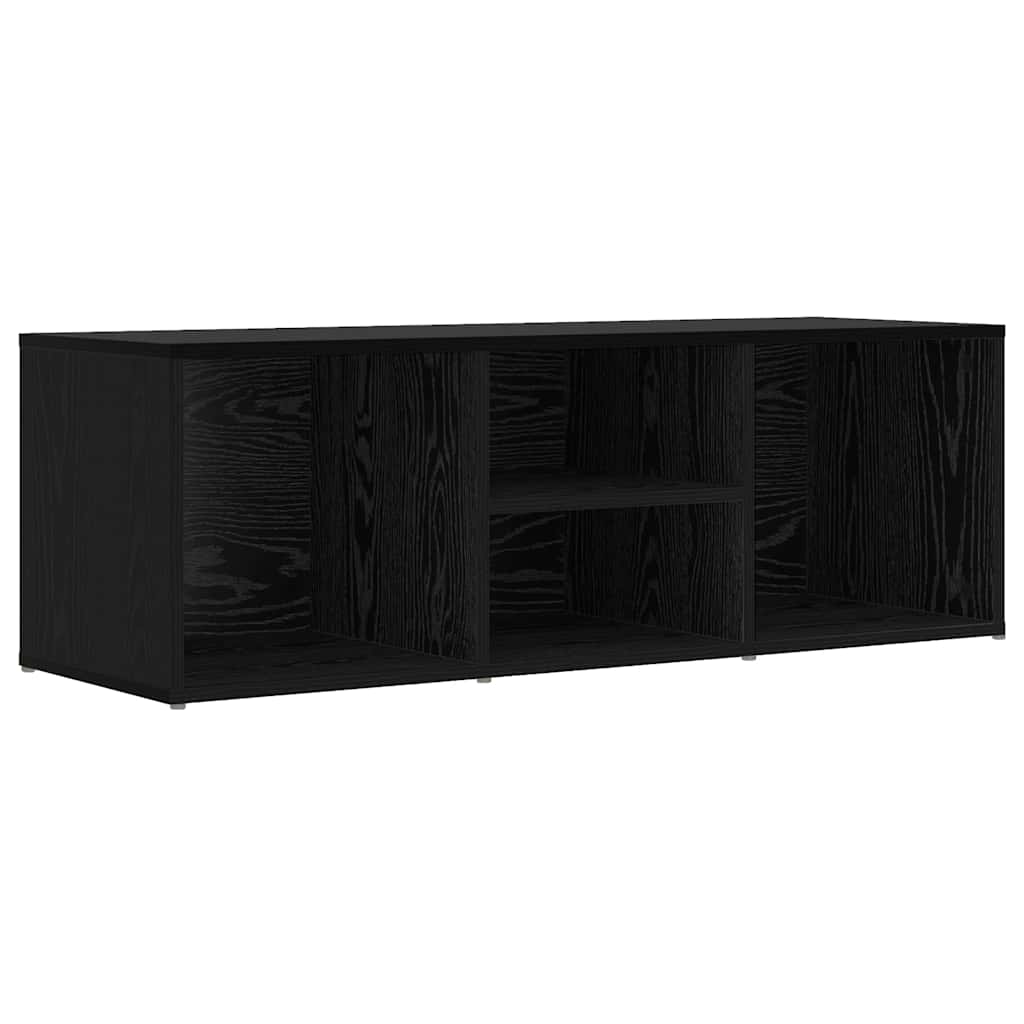 Schoenenbank Zwart Eiken 102 x 35 x 35 cm Bewerkt hout is nu te koop bij PeponiXL, paradijselijk wonen!