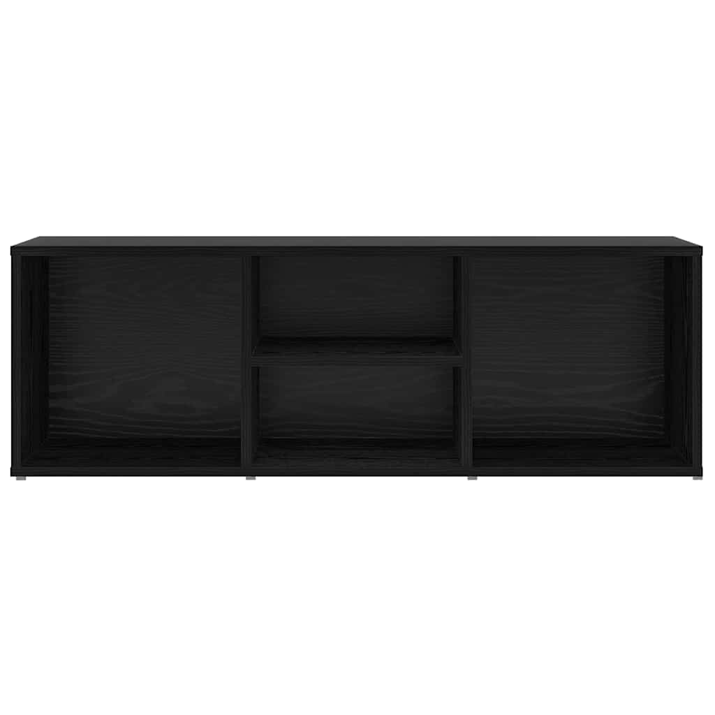 Schoenenbank Zwart Eiken 102 x 35 x 35 cm Bewerkt hout is nu te koop bij PeponiXL, paradijselijk wonen!