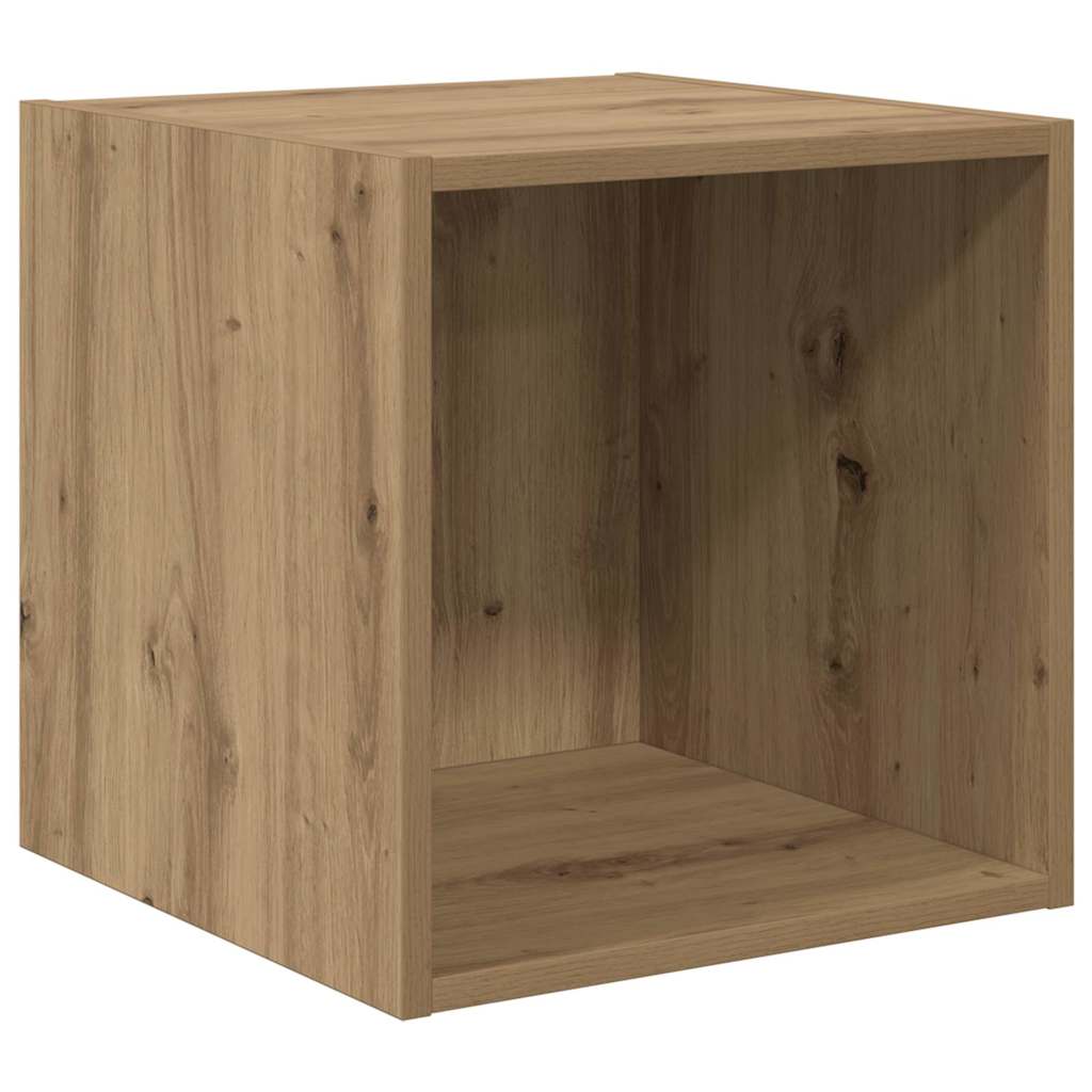 Wandkast 2 pcs Artisan Eiken 37 x 37 x 37 cm Bewerkt hout is nu te koop bij PeponiXL, paradijselijk wonen!