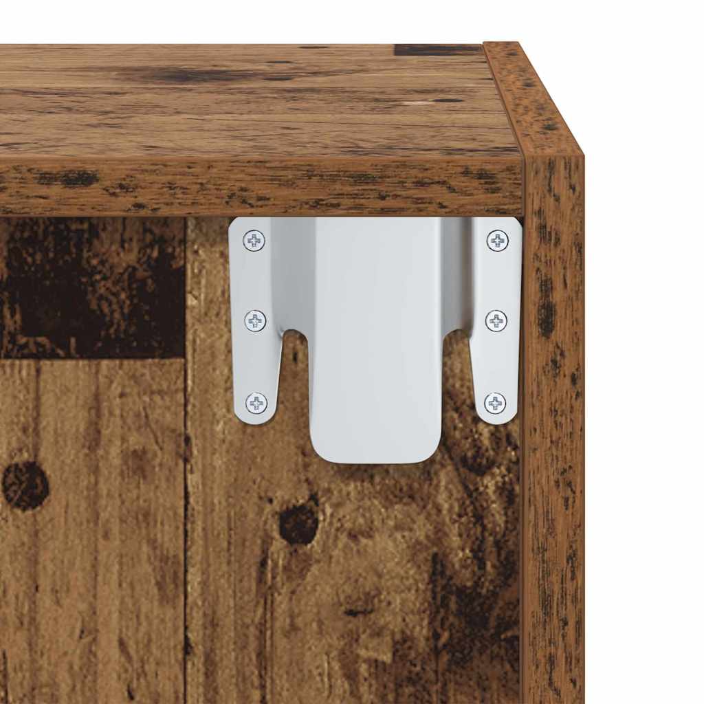 Tv-meubelset Oud Hout 37 x 37 x 72 cm Bewerkt hout is nu te koop bij PeponiXL, paradijselijk wonen!