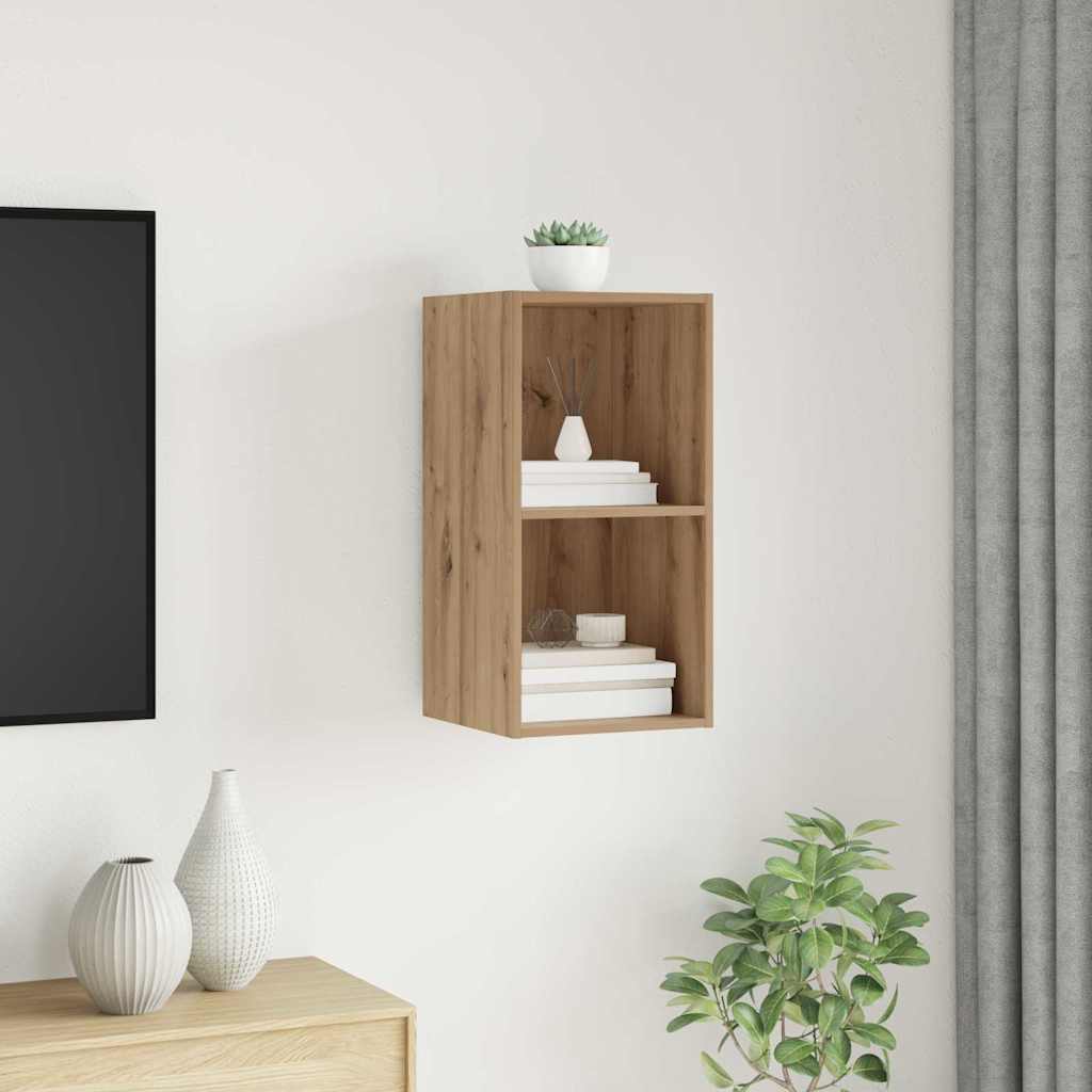 Tv-meubelset Artisan Eiken 37 x 37 x 72 cm Bewerkt hout is nu te koop bij PeponiXL, paradijselijk wonen!