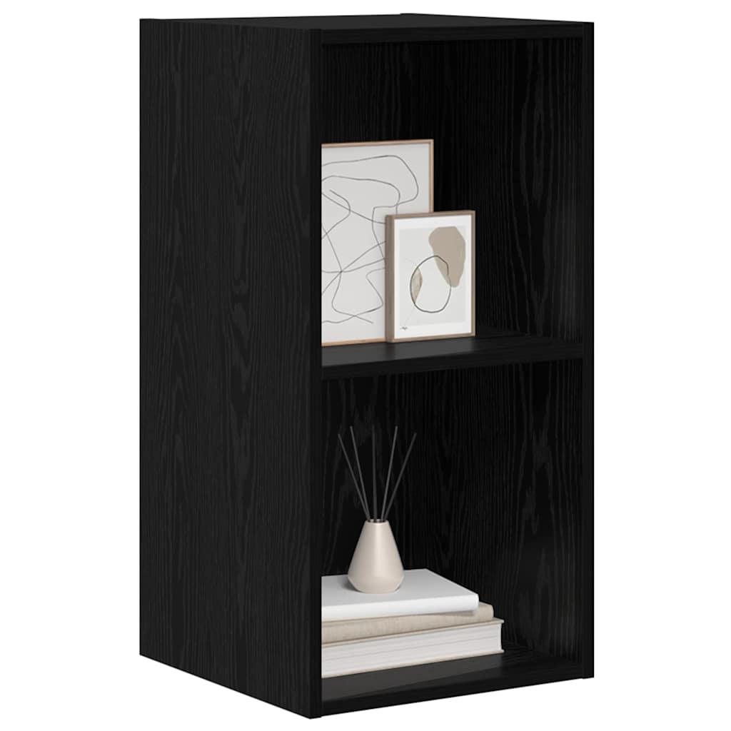 Tv-meubelset Zwart Eiken 37 x 37 x 72 cm Bewerkt hout is nu te koop bij PeponiXL, paradijselijk wonen!