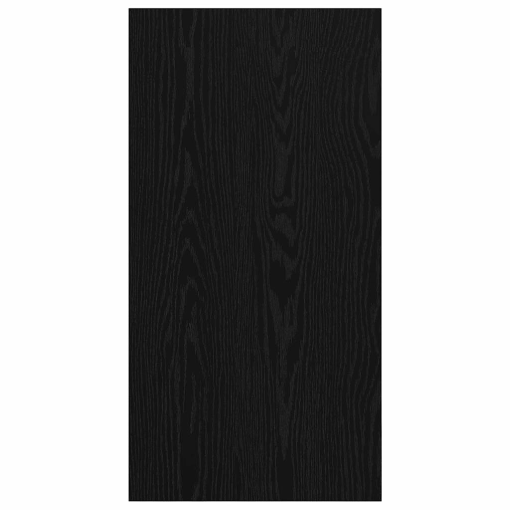 Tv-meubelset Zwart Eiken 37 x 37 x 72 cm Bewerkt hout is nu te koop bij PeponiXL, paradijselijk wonen!