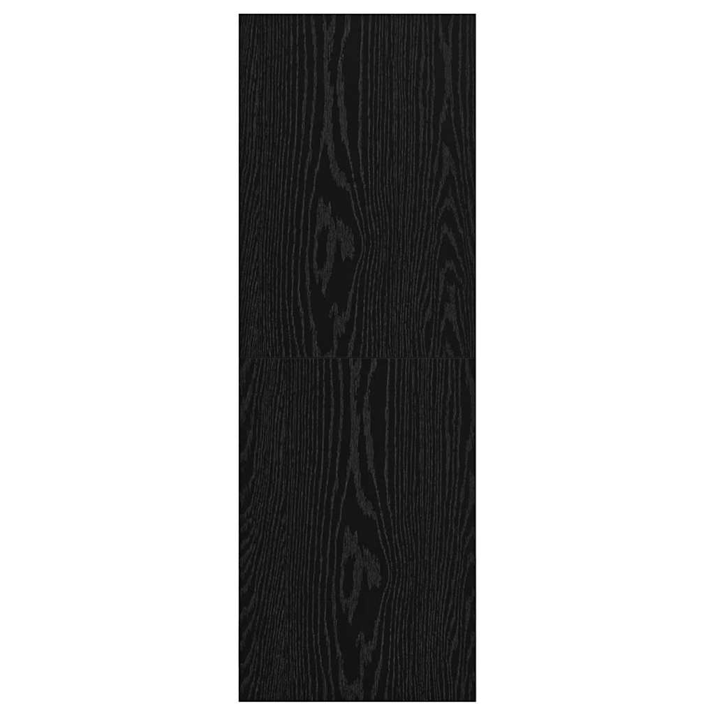Tv-meubelset Zwart Eiken 37 x 37 x 107 cm Bewerkt hout is nu te koop bij PeponiXL, paradijselijk wonen!