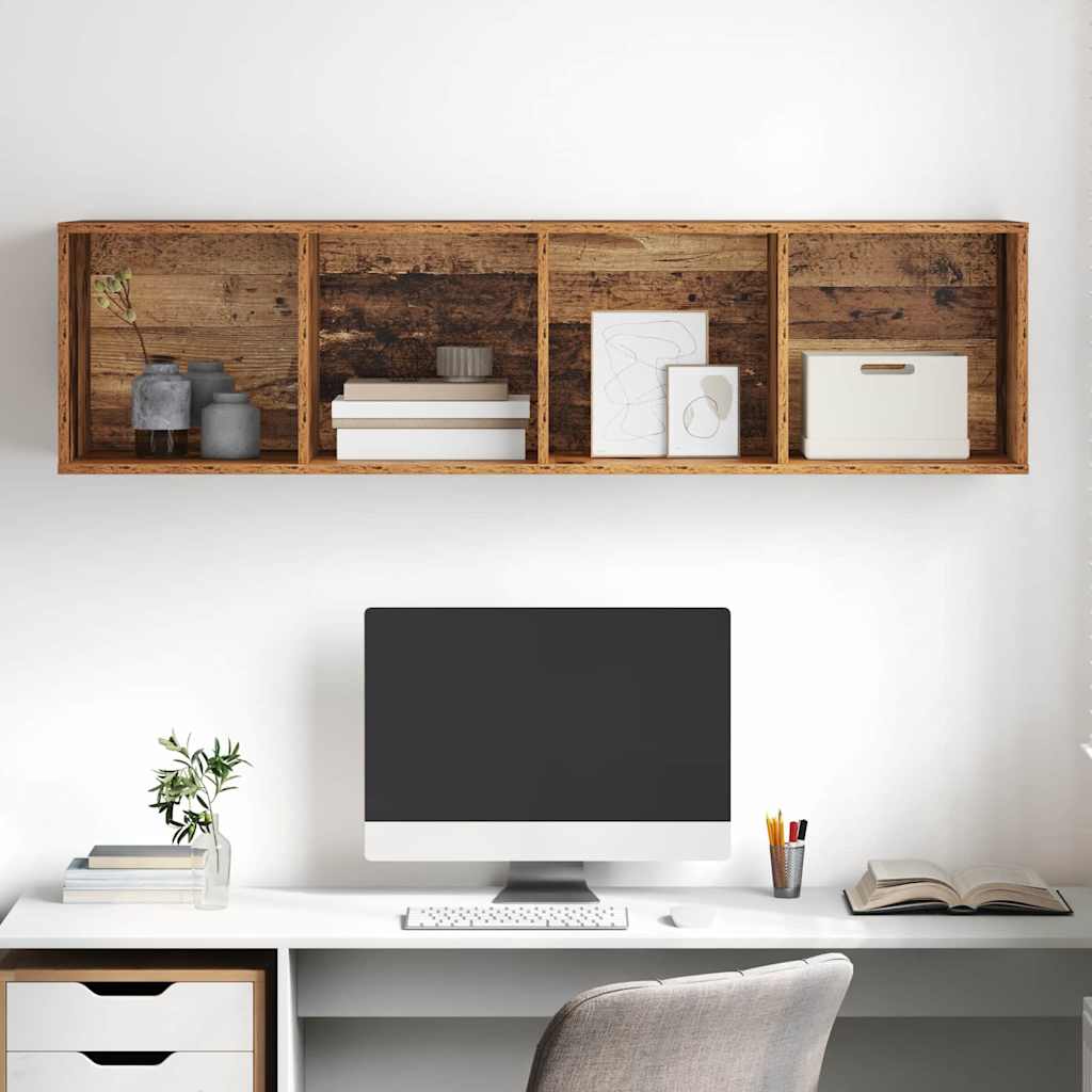 Tv-meubelset Oud Hout 37 x 37 x 142,5 cm Bewerkt hout is nu te koop bij PeponiXL, paradijselijk wonen!