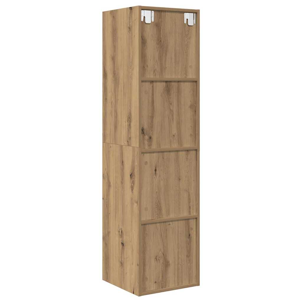 Tv-meubelset Artisan Eiken 37 x 37 x 142,5 cm Bewerkt hout is nu te koop bij PeponiXL, paradijselijk wonen!