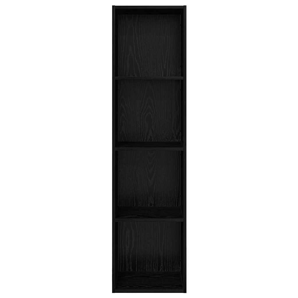 Tv-meubelset Zwart Eiken 37 x 37 x 142,5 cm Bewerkt hout is nu te koop bij PeponiXL, paradijselijk wonen!