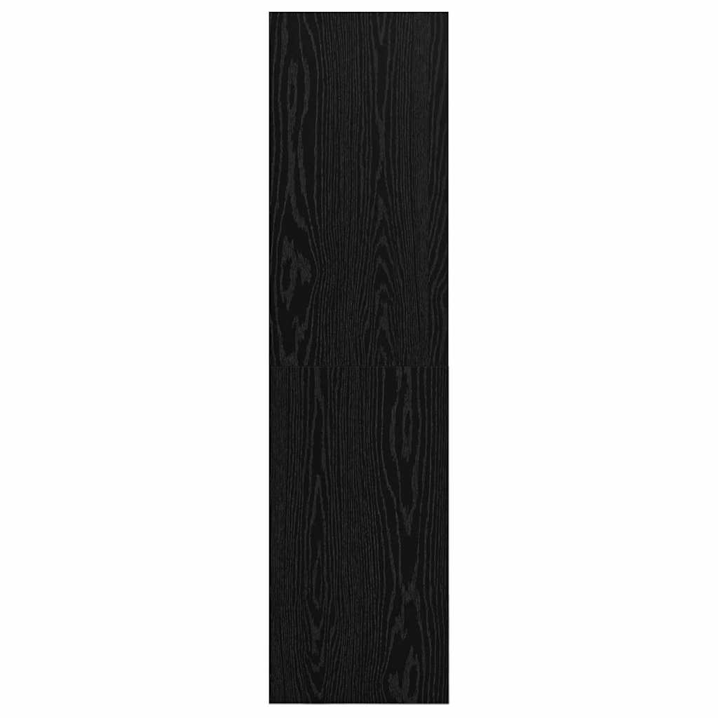 Tv-meubelset Zwart Eiken 37 x 37 x 142,5 cm Bewerkt hout is nu te koop bij PeponiXL, paradijselijk wonen!