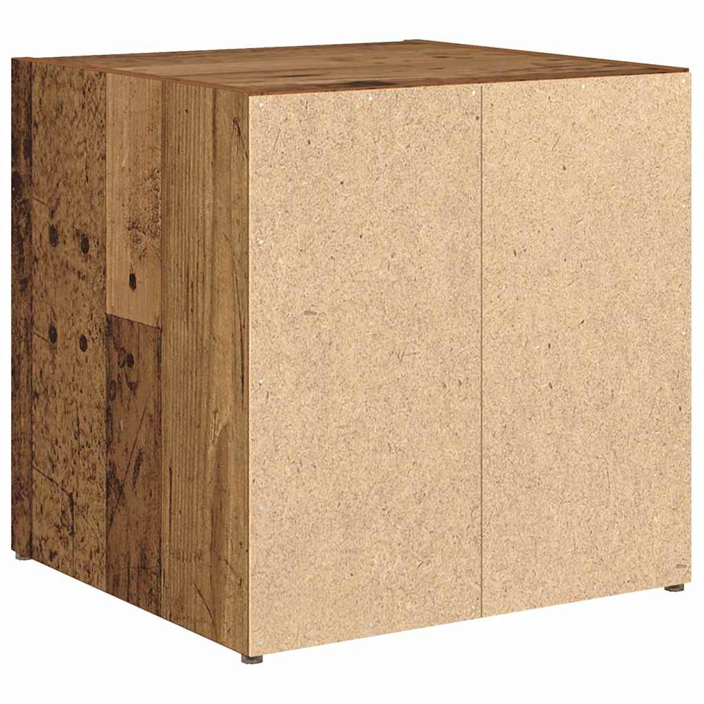 Tv-meubelset 4 pcs Oud Hout 37 x 35 x 37,5 cm Bewerkt hout is nu te koop bij PeponiXL, paradijselijk wonen!