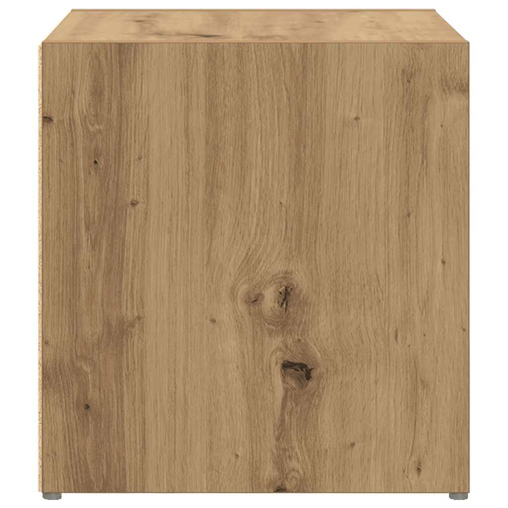 Tv-meubelset 2 pcs Artisan Eiken 37 x 35 x 37,5 cm Bewerkt hout is nu te koop bij PeponiXL, paradijselijk wonen!