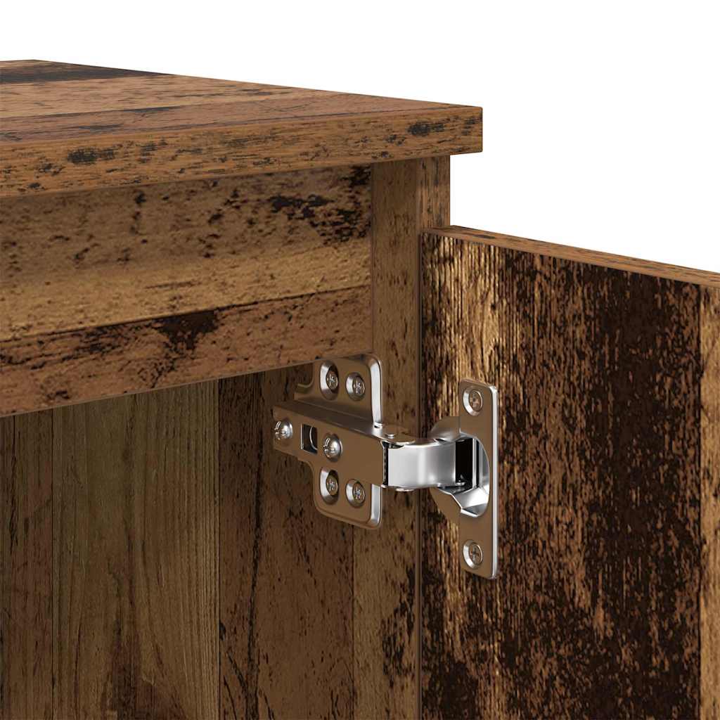 Nachtkastje Oudhout 40 x 30 x 50 cm Bewerkt hout is nu te koop bij PeponiXL, paradijselijk wonen!