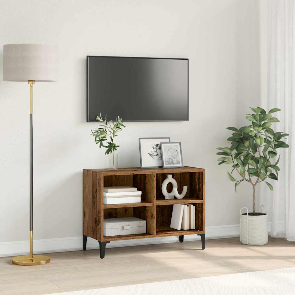 Tv-meubelset Wandgemonteerd Bruin Geconstrueerd hout is nu te koop bij PeponiXL, paradijselijk wonen!