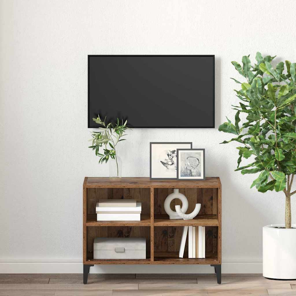 Tv-meubelset Wandgemonteerd Bruin Geconstrueerd hout is nu te koop bij PeponiXL, paradijselijk wonen!