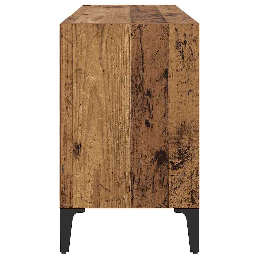 Tv-meubelset Wandgemonteerd Bruin Geconstrueerd hout is nu te koop bij PeponiXL, paradijselijk wonen!