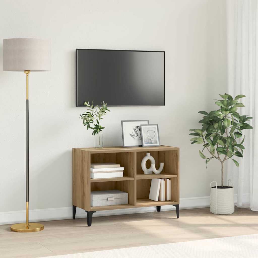 Tv-meubelset Wandgemonteerd Bruin Geconstrueerd hout is nu te koop bij PeponiXL, paradijselijk wonen!