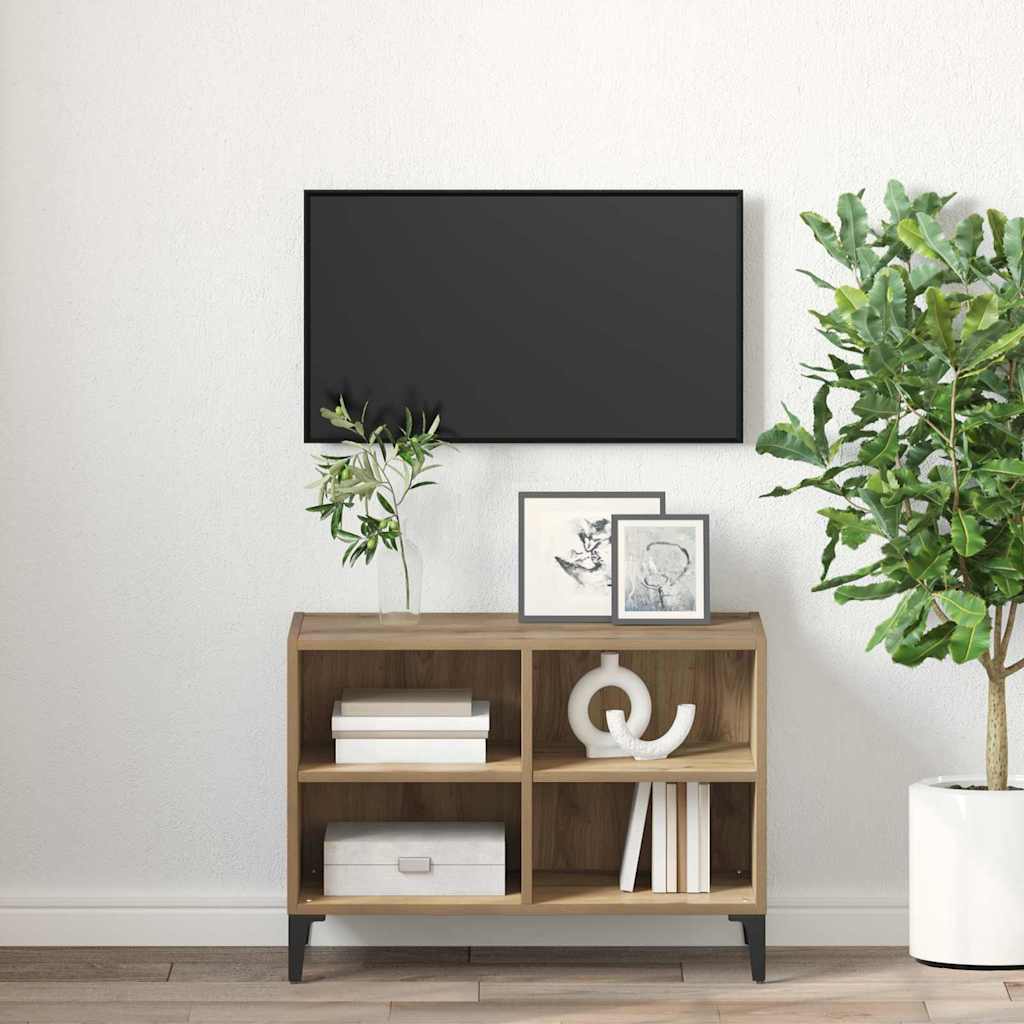 Tv-meubelset Wandgemonteerd Bruin Geconstrueerd hout is nu te koop bij PeponiXL, paradijselijk wonen!