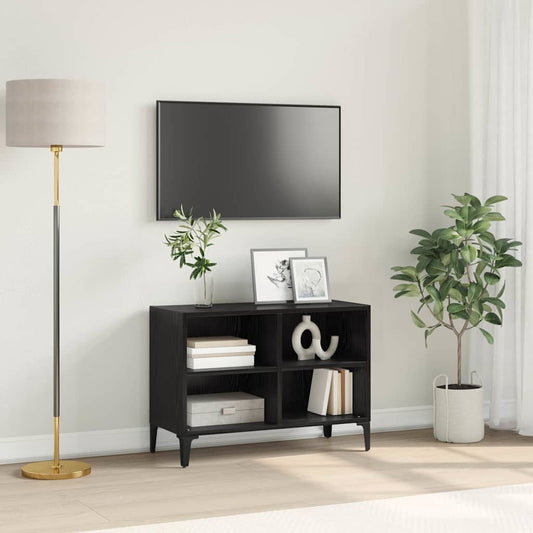 Tv-meubelset Wandgemonteerd Zwart Geconstrueerd hout is nu te koop bij PeponiXL, paradijselijk wonen!