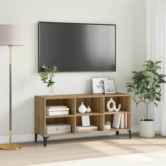 Tv-meubelset Bruin 103,5 x 30 x 50 cm Geconstrueerd hout is nu te koop bij PeponiXL, paradijselijk wonen!