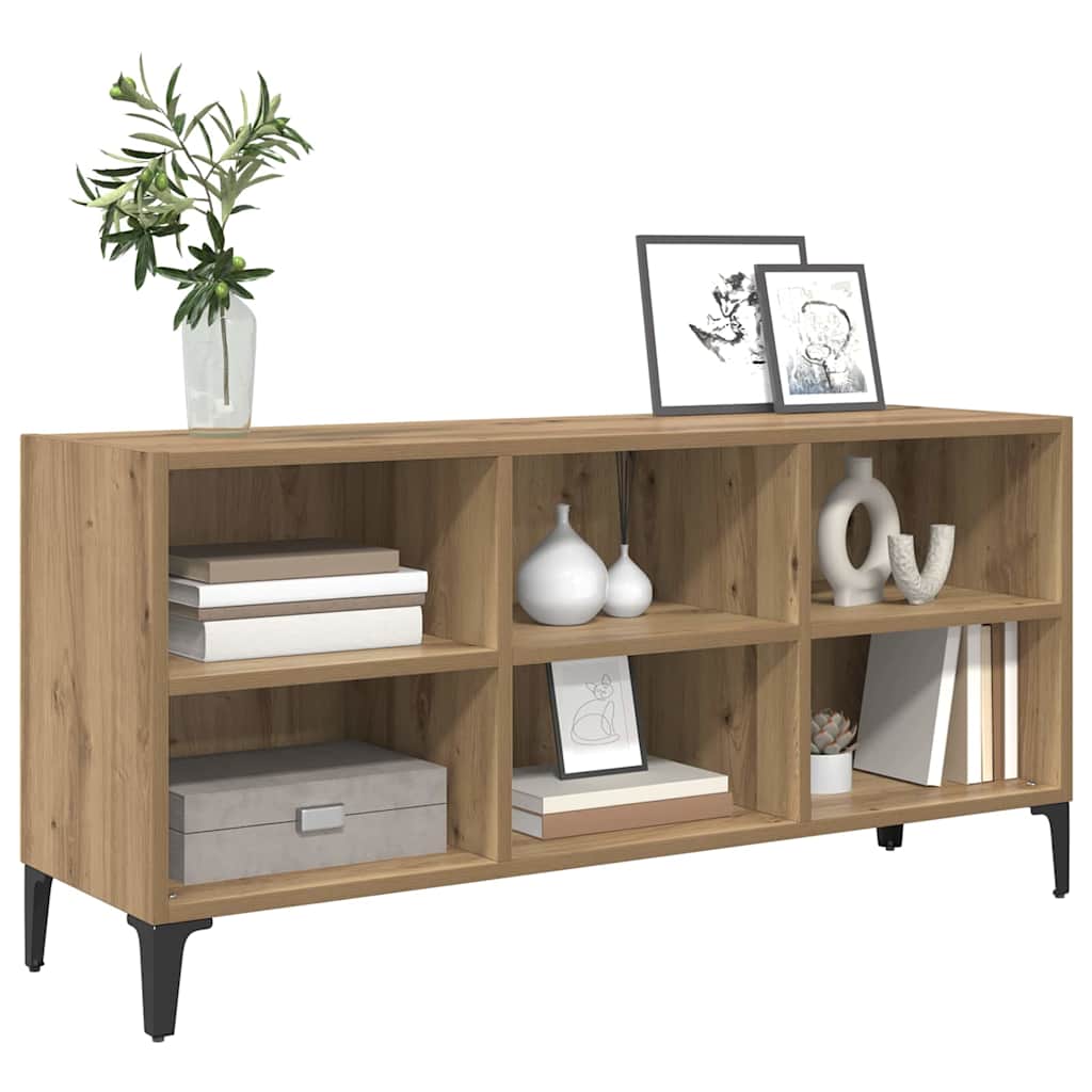 Tv-meubelset Bruin 103,5 x 30 x 50 cm Geconstrueerd hout is nu te koop bij PeponiXL, paradijselijk wonen!