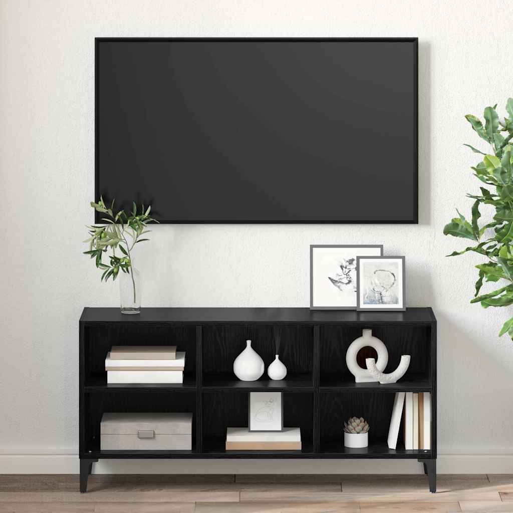 Tv-meubelset Zwart 103,5 x 30 x 50 cm Geconstrueerd hout is nu te koop bij PeponiXL, paradijselijk wonen!