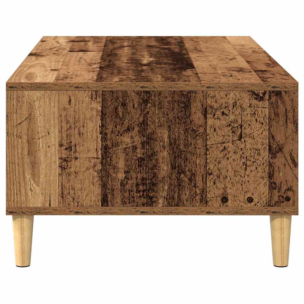 Salontafel Oudhout 102 x 55 x 35 cm Bewerkt hout is nu te koop bij PeponiXL, paradijselijk wonen!
