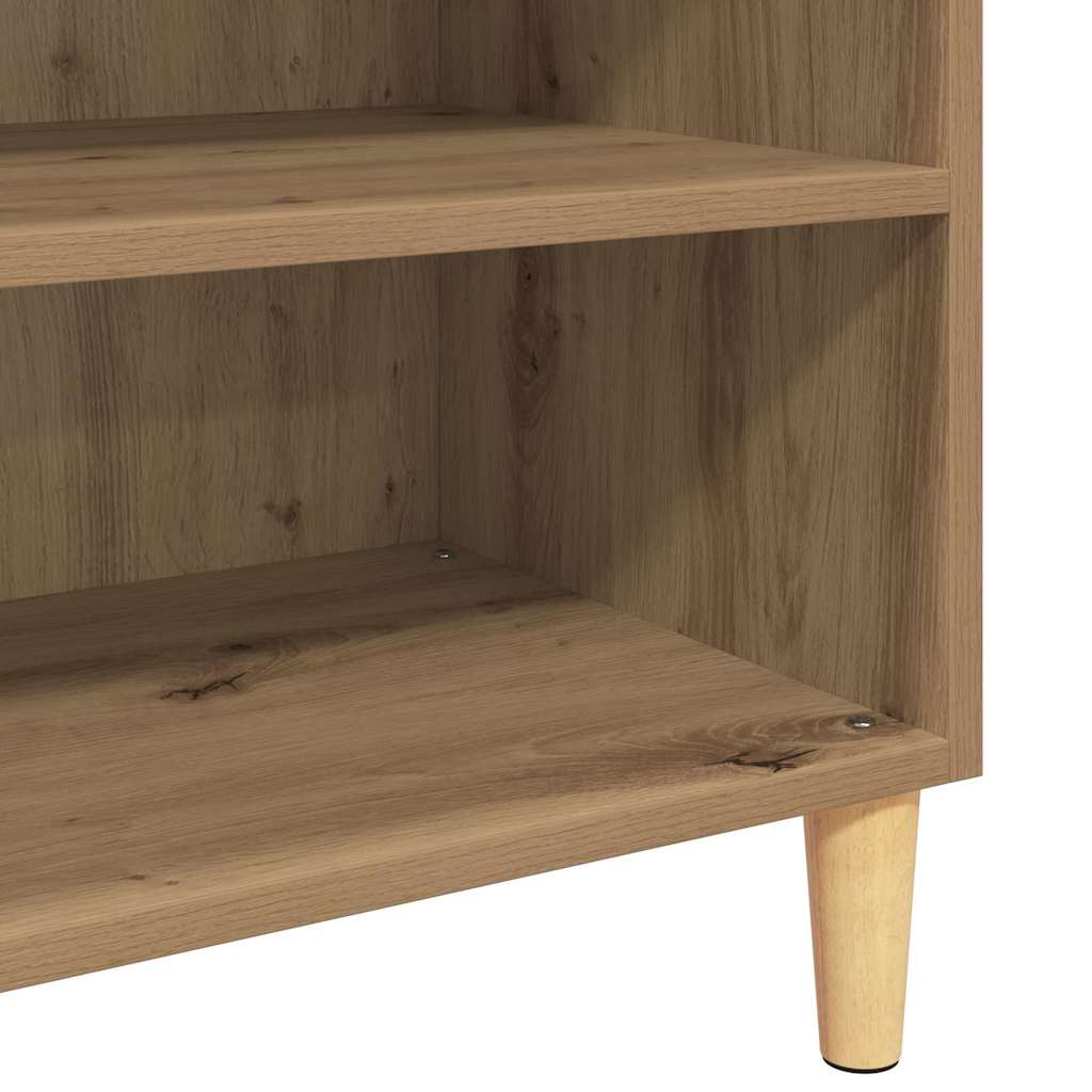 Dressoir Artisan Eiken 57 x 35 x 89.5 cm Bewerkt hout is nu te koop bij PeponiXL, paradijselijk wonen!